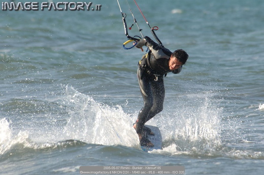 2005-05-07 Rimini - Bunker - Kitesurf 85